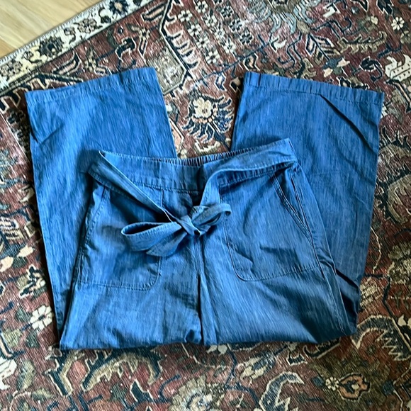 J. Crew Factory Pants - J. Crew Factory Chambray Tie Waist Pants